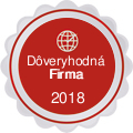 Dôveryhodná firma 2018 Reklamný banner