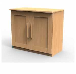 Luxusná masívna komoda P2DD, BUK prírodný Obrázok pre Luxusná masívna komoda P2DD, BUK prírodný