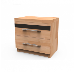 Vysoký masívny nočný stolík MONA, BUK prírodný Obrázok pre Vysoký masívny nočný stolík MONA, BUK prírodný