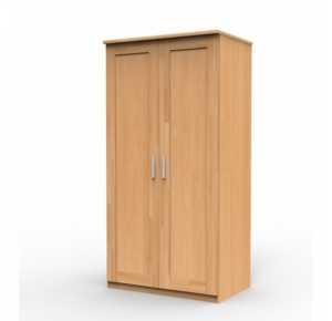 Dvojdverová masívna skriňa UNI2 DD, BUK prírodný Obrázok pre Dvojdverová masívna skriňa UNI2 DD, BUK prírodný