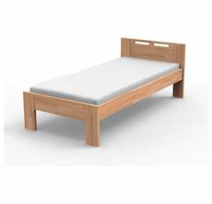 Masívna jednolôžková posteľ ZUZKA Obrázok pre Masívna jednolôžková posteľ ZUZKA