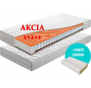 Matrac SUPER PREMIUM 1 + 1 + darček 2x vankúš + darček 1x chránič matraca Obrázok pre Matrac SUPER PREMIUM 1 + 1 + darček 2x vankúš + darček 1x chránič matraca
