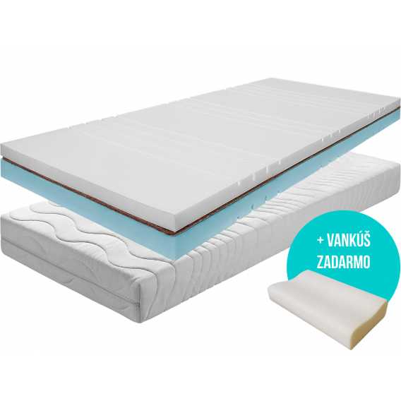 Obrázok pre Matrac SONIC COCO 1 + 1 + darček 2x vankúš + darček 1x chránič matraca