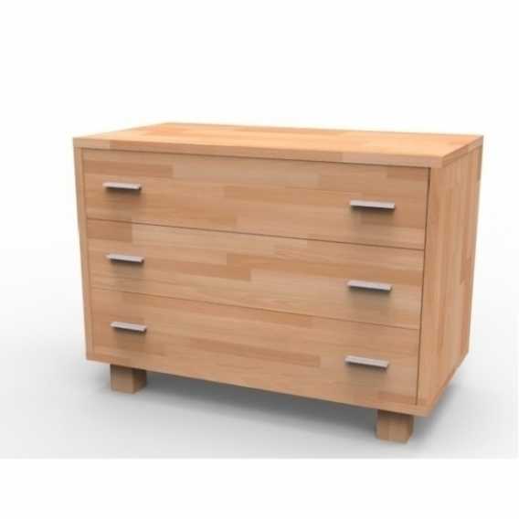 Obrázok pre Luxusná komoda z masívu K3Z, BUK prírodný