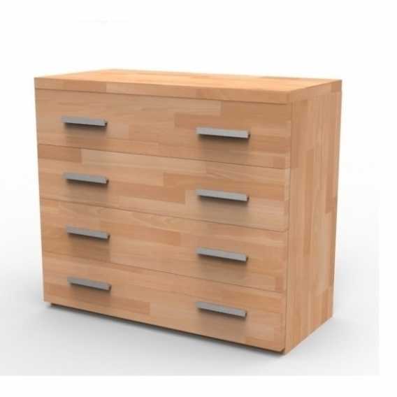 Obrázok pre Masívna komoda N4Z, BUK prírodný