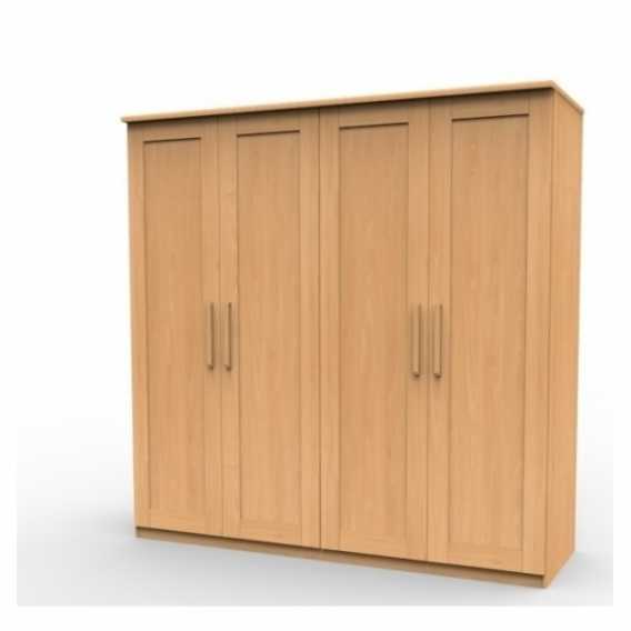 Obrázok pre Praktická skriňa z masívu Petra - P4DDDD, BUK prírodný