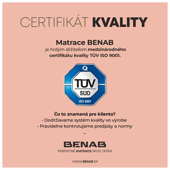 Obrázok pre Matrac ORTHOPEDIC HARD PLUS 1+1  + darček 1x chránič matraca