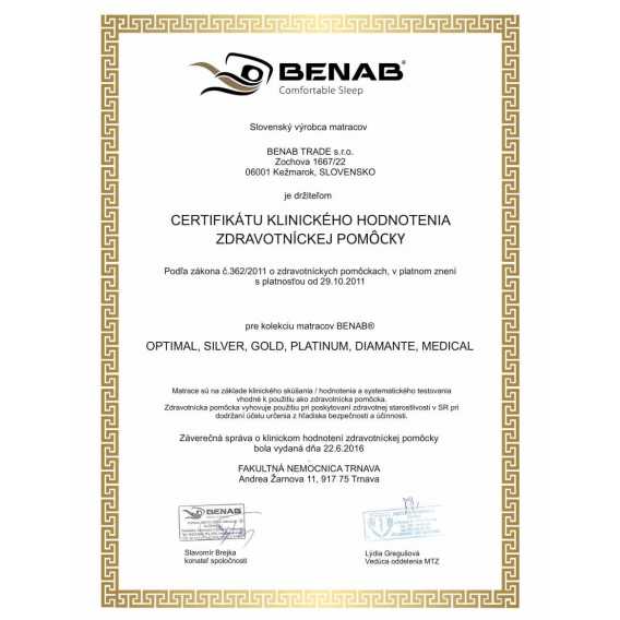 Obrázok pre Matrac MAXIM BIO LONGLIFE + darček 2x set paplón vankúš + 1 x chránič matraca